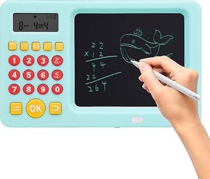 2-in-1 Kids LCD Drawing Tablet + Calculator – Educational Learning Toy